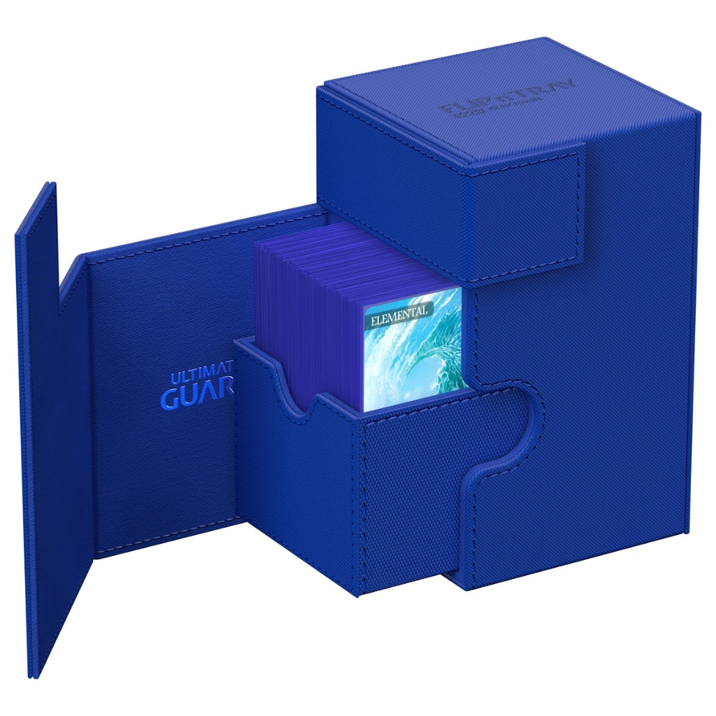 Flip n tray Deck box 80+ Blue