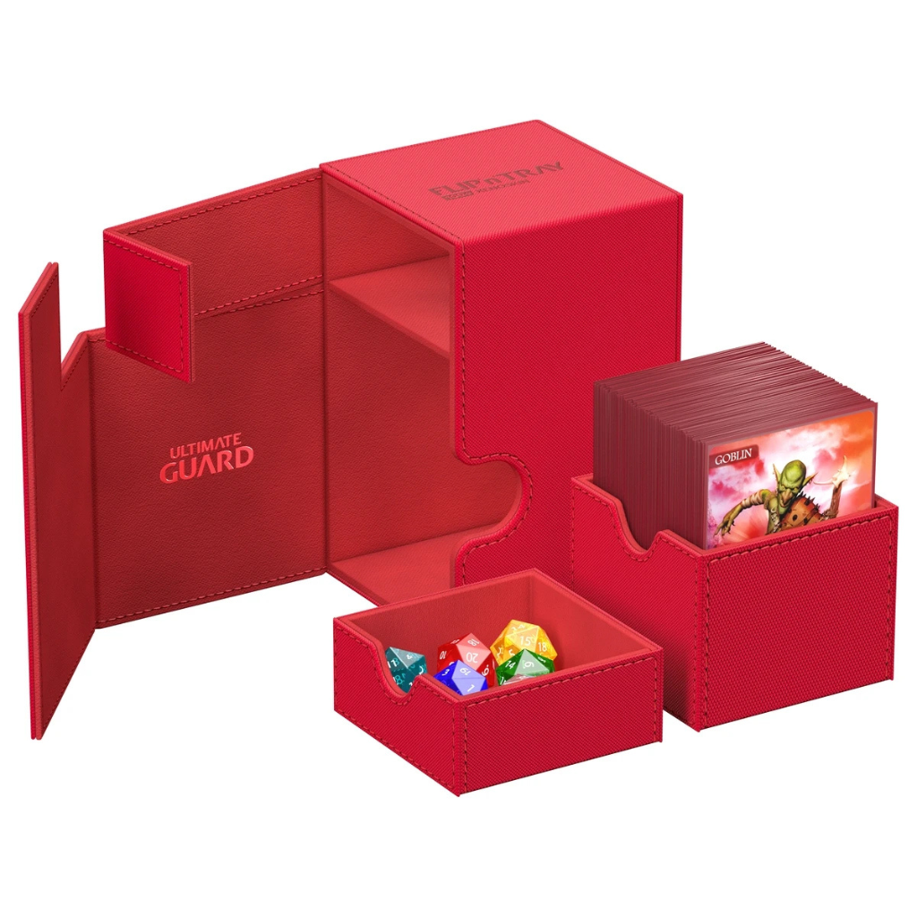 Flip n Tray Deck box 100+ Red