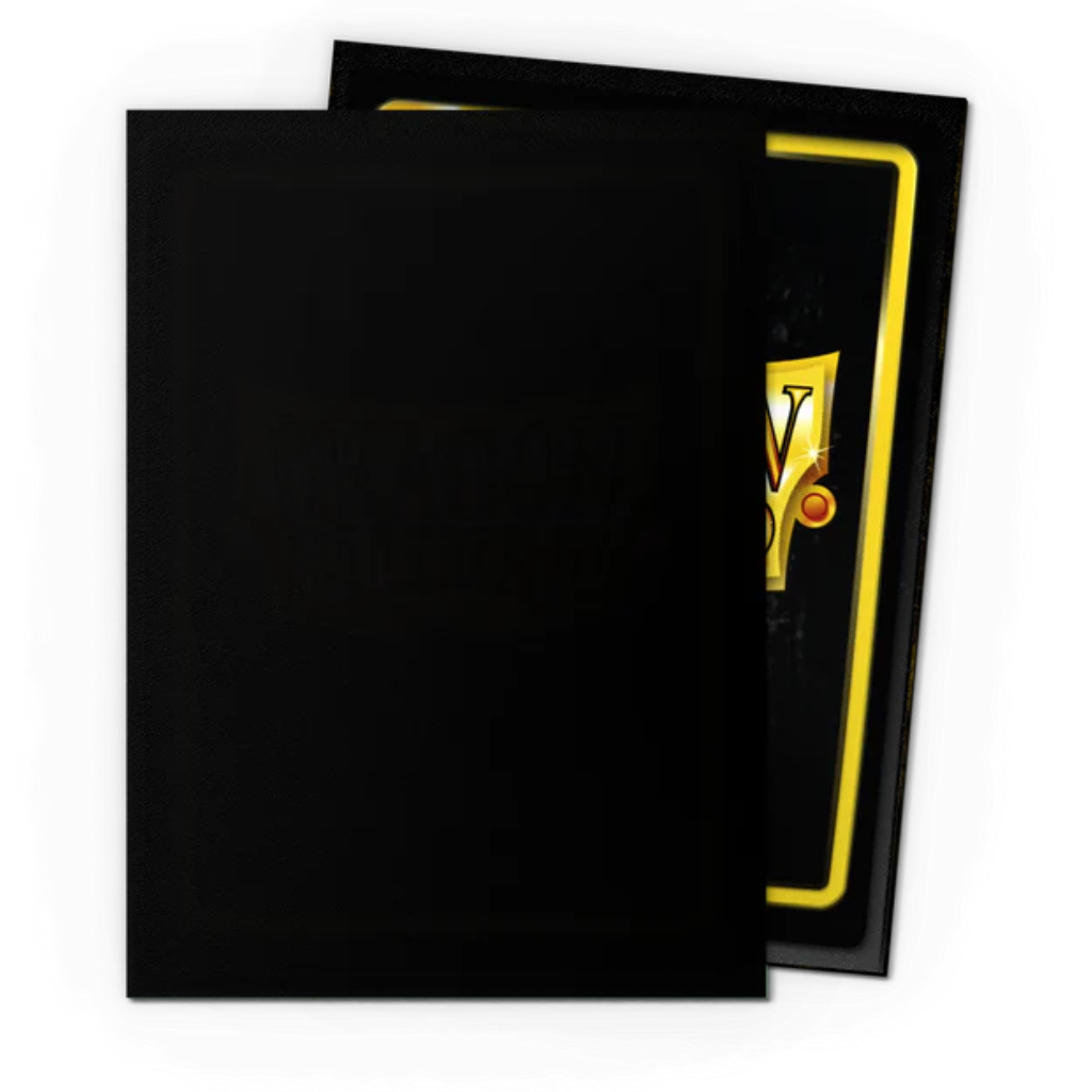 Micas Dragon Shield Standard Matte Black 100ct