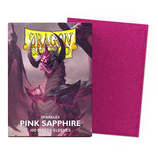 Micas Dragon Shield Standard Sparkles Pink Sapphire 100ct