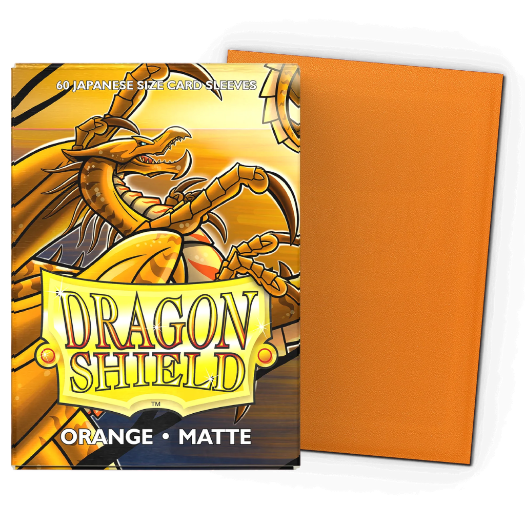Micas Dragon Shield Japanese Matte Orange 60ct
