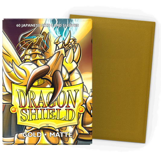 Micas Dragon Shield Japanese Matte Gold 60ct