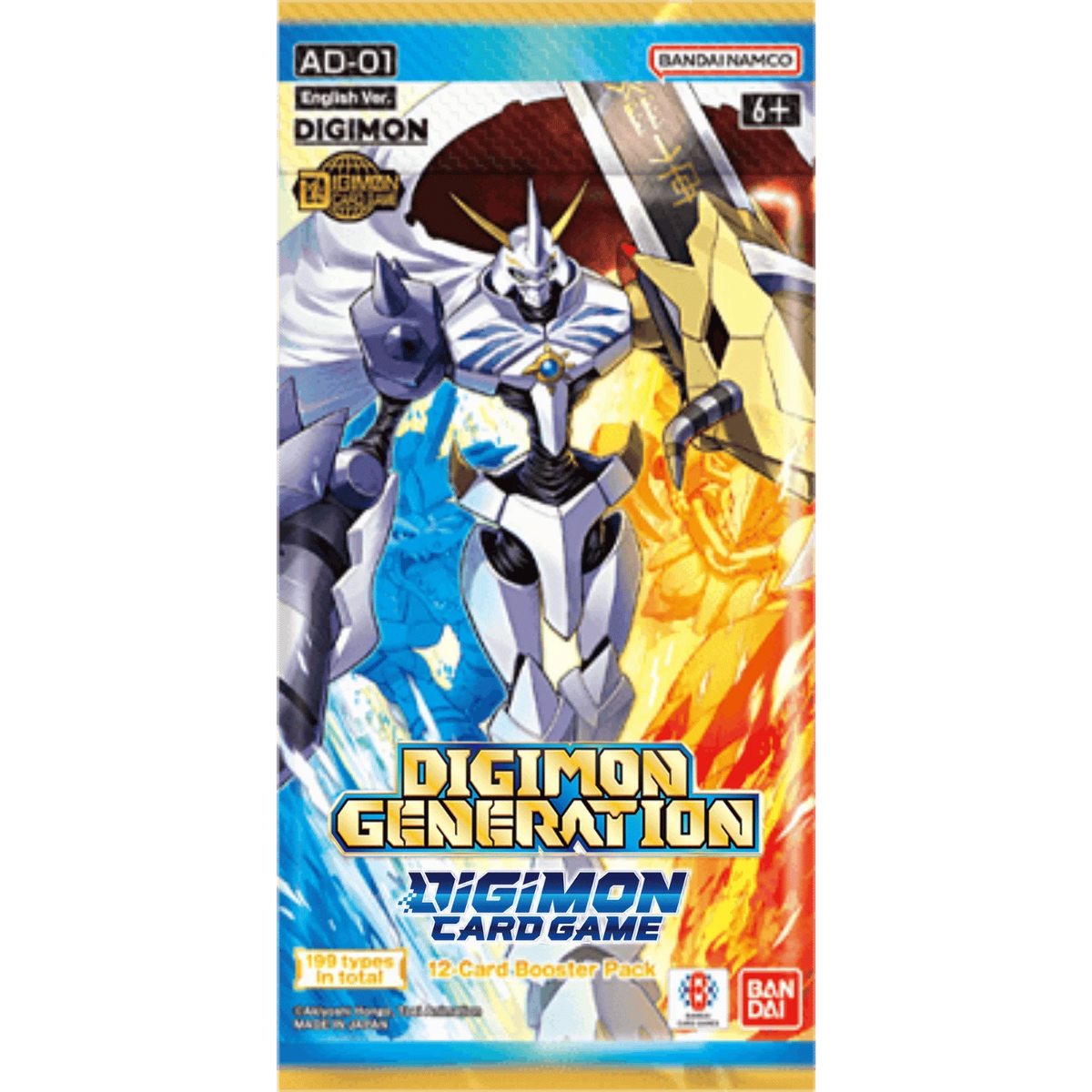 Booster Pack AD-01 Digimon Generations (INGLÉS)