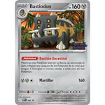 Carta promocional Bastiodon MEP 085 del Mini Deck Tinieblas Umbrías en español