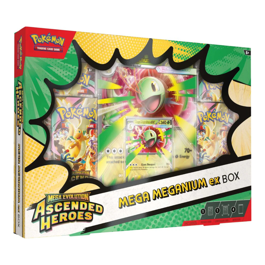 Mega Meganium ex Box Mega Evolution Ascended Heroes (INGLÉS)