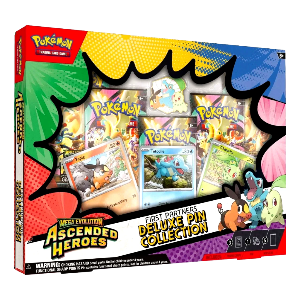 First Partner Deluxe Pin Collection Mega Evolutions Ascended Heroes (ESPAÑOL)