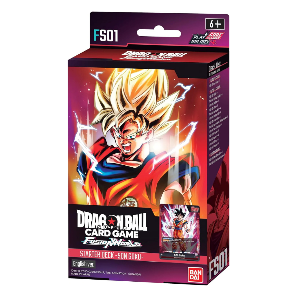 Dragon Ball Tcg Starter Deck Son Goku Fusion World