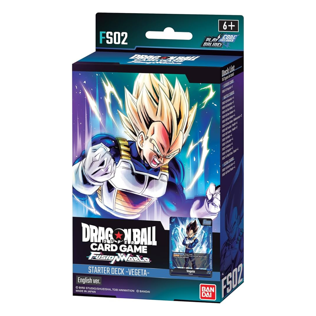 Dragon Ball Tcg: Starter Deck Vegeta Fusion World En Ingles