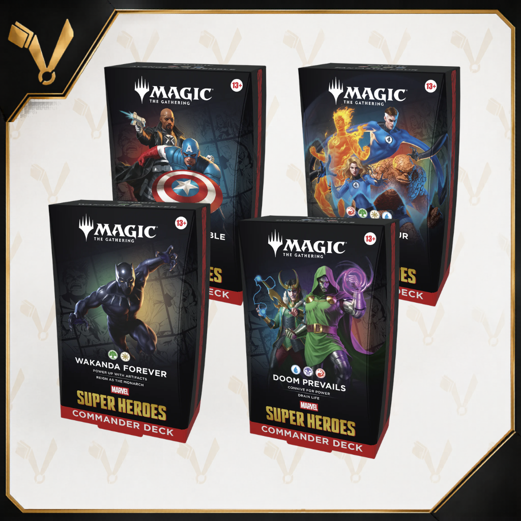 CASE Commander Deck Marvel Super Heroes (INGLÉS)