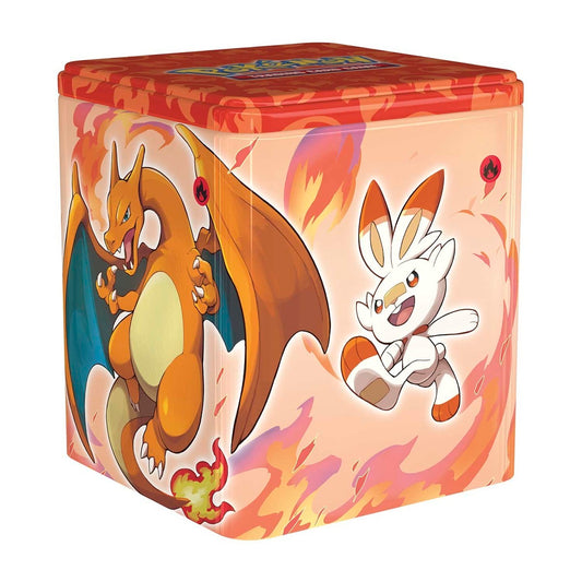 Pokemon Fire Stacking Tin