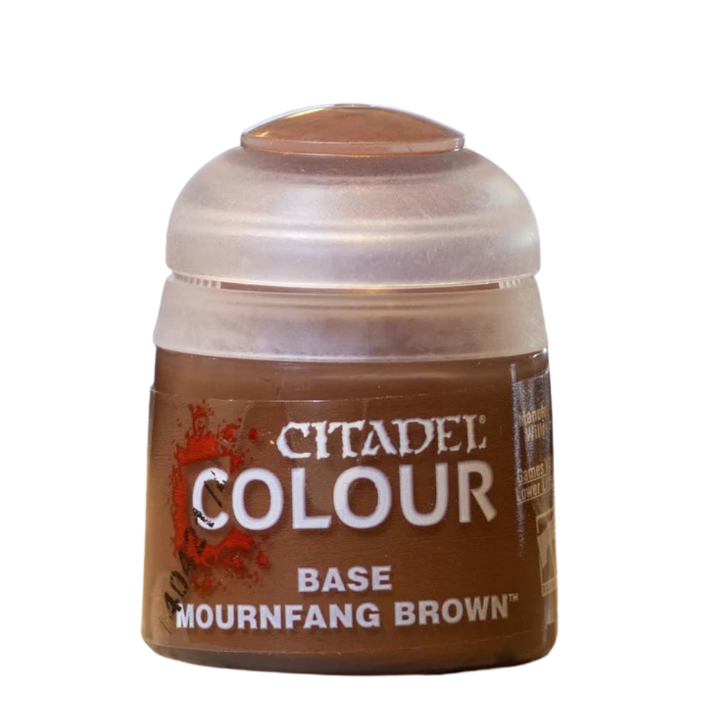 Pintura Warhammer Colour Base - MOURNFANG BROWN 12ml