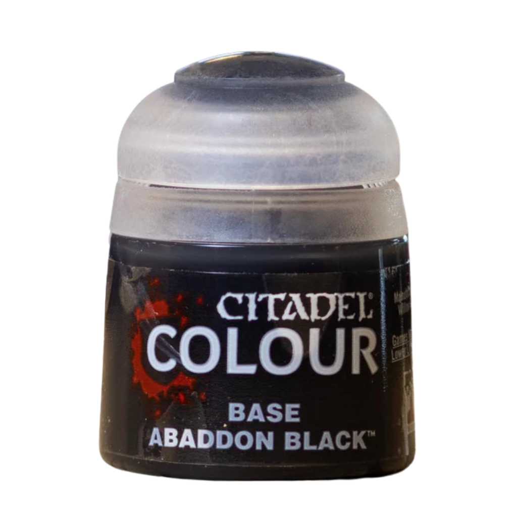 Pintura Warhammer Colour Base - ABADDON BLACK 12ml