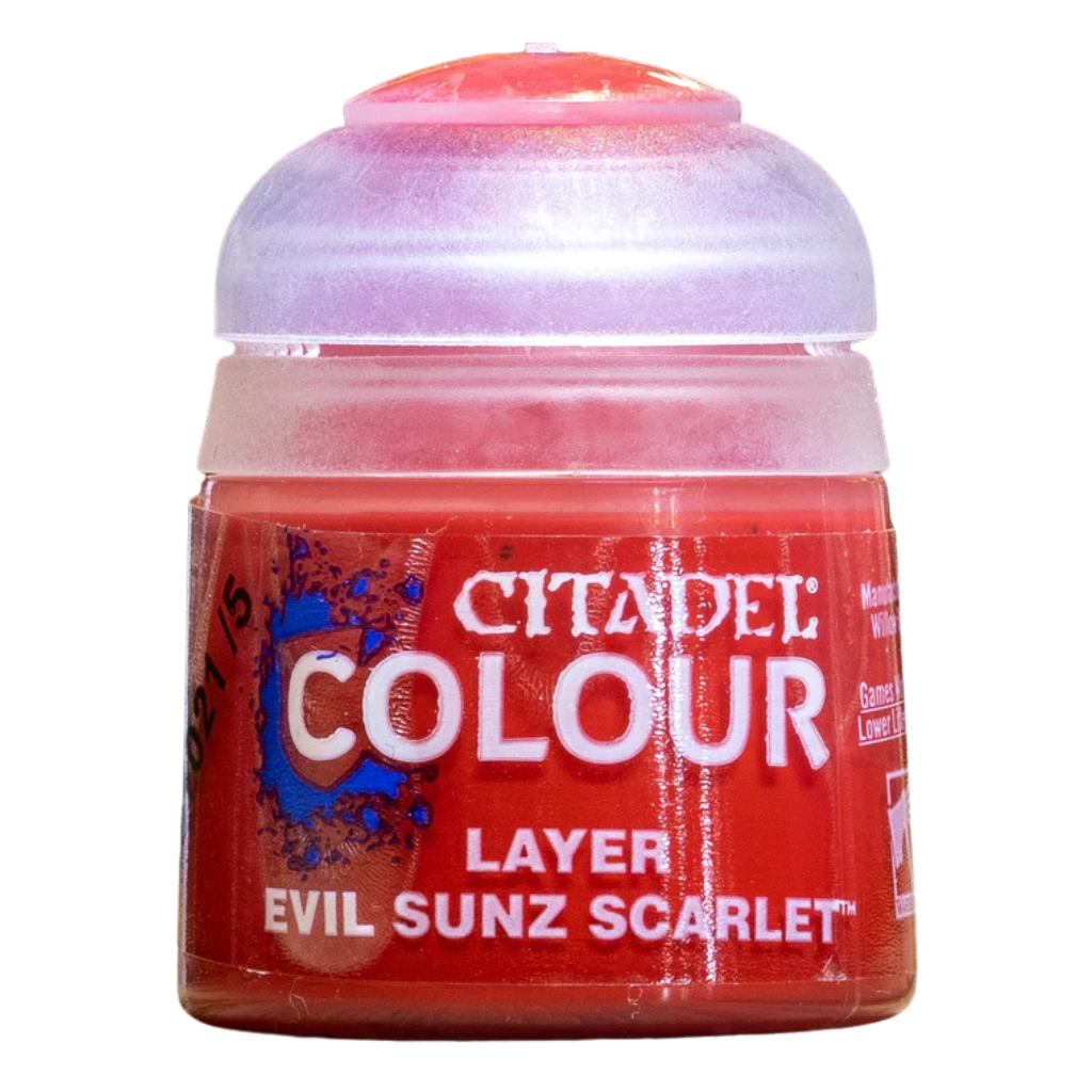 Pintura Warhammer Colour Layer - EVIL SUNZ SCARLET 12ml
