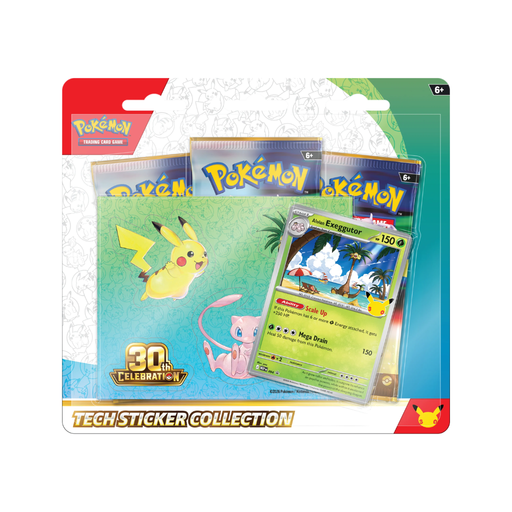 Tech Sticker Collection Exeggutor 30th Anniversary Celebration (INGLÉS)