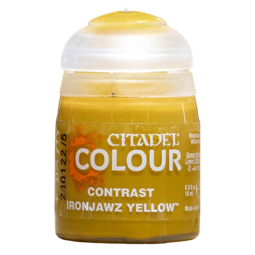 Pintura Warhammer Colour Contrast - IRONJAWZ YELLOW 18ml