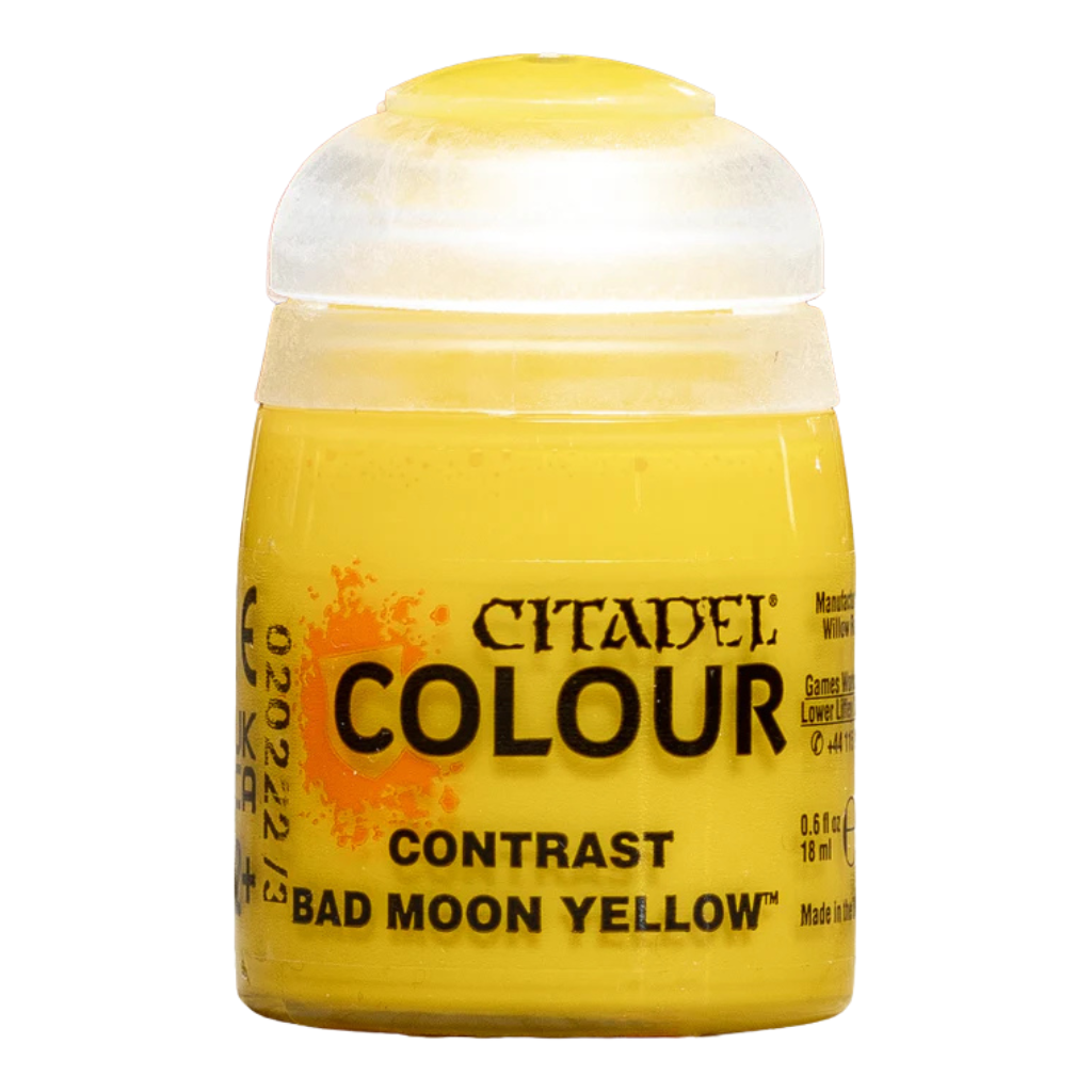 Pintura Warhammer Colour Contrast - BAD MOON YELLOW 18ml