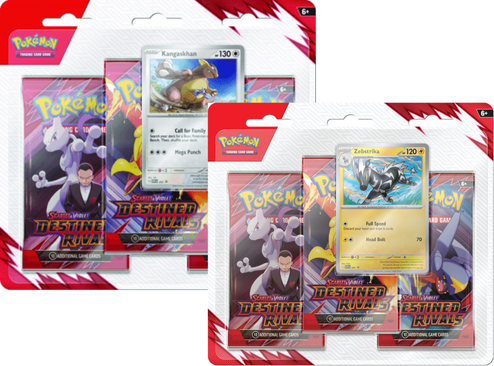 Pokemon TCG:  ESP Scarlet & Violet 10 Destined Rivals- 3-Booster Blister