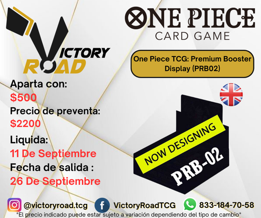 Preventa- One Piece TCG: Premium Booster Display (PRB02)