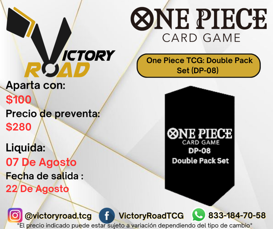 PREVENTA - One Piece TCG: Double Pack Set (DP-08)