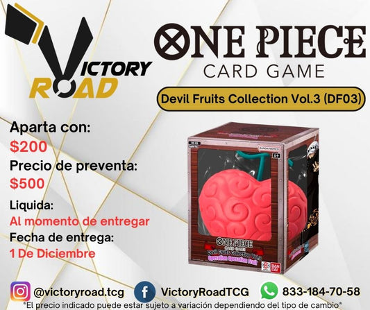 DEVIL FRUITS COLLECTION VOL.3 (DF03) - PREVENTA