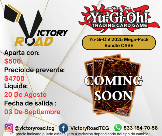 PREVENTA - Yu-Gi-Oh! 2025 Mega-Pack Bundle CASE