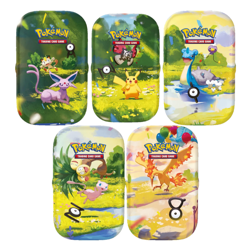 Display Mini Tin 30th Anniversary Celebration (ESPAÑOL) - Victory Road TCG