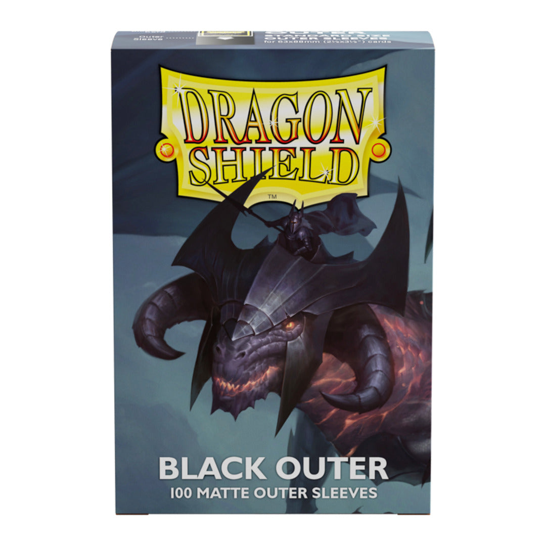 Dragon Shield Black Outer Matte, 100 fundas