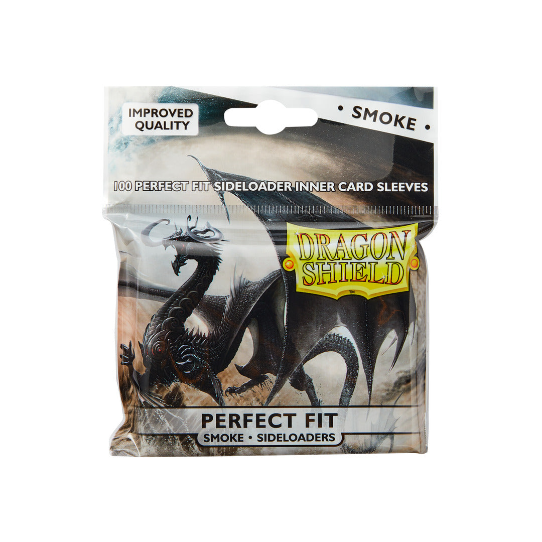 Dragon Shield Perfect Fit Smoke Sideloader, 100 fundas