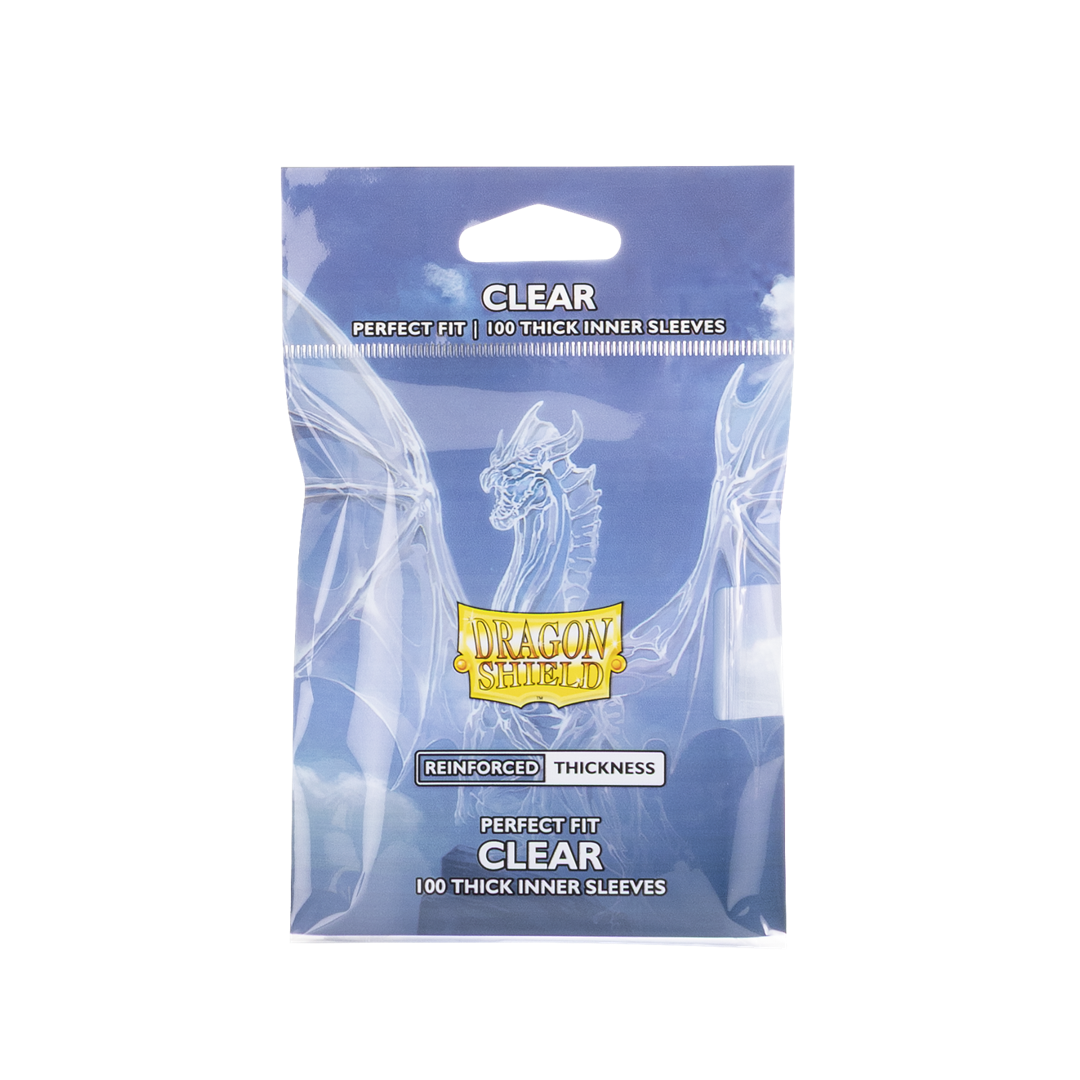 Micas Dragon Shield Perfect Fit Thick Inner Sleeves Clear (100 piezas)