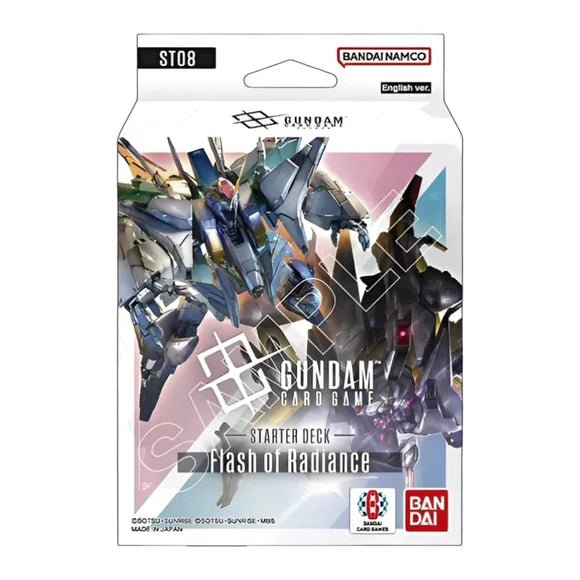Gundam card game starter deck 08 flash of radiance - Victory Road TCG