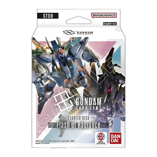Gundam card game starter deck 08 flash of radiance - Victory Road TCG