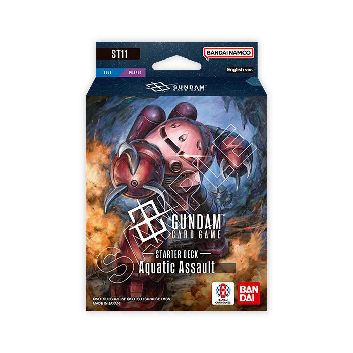Fotografía oficial Bandai Gundam Card Game ST11 Starter Deck inglés