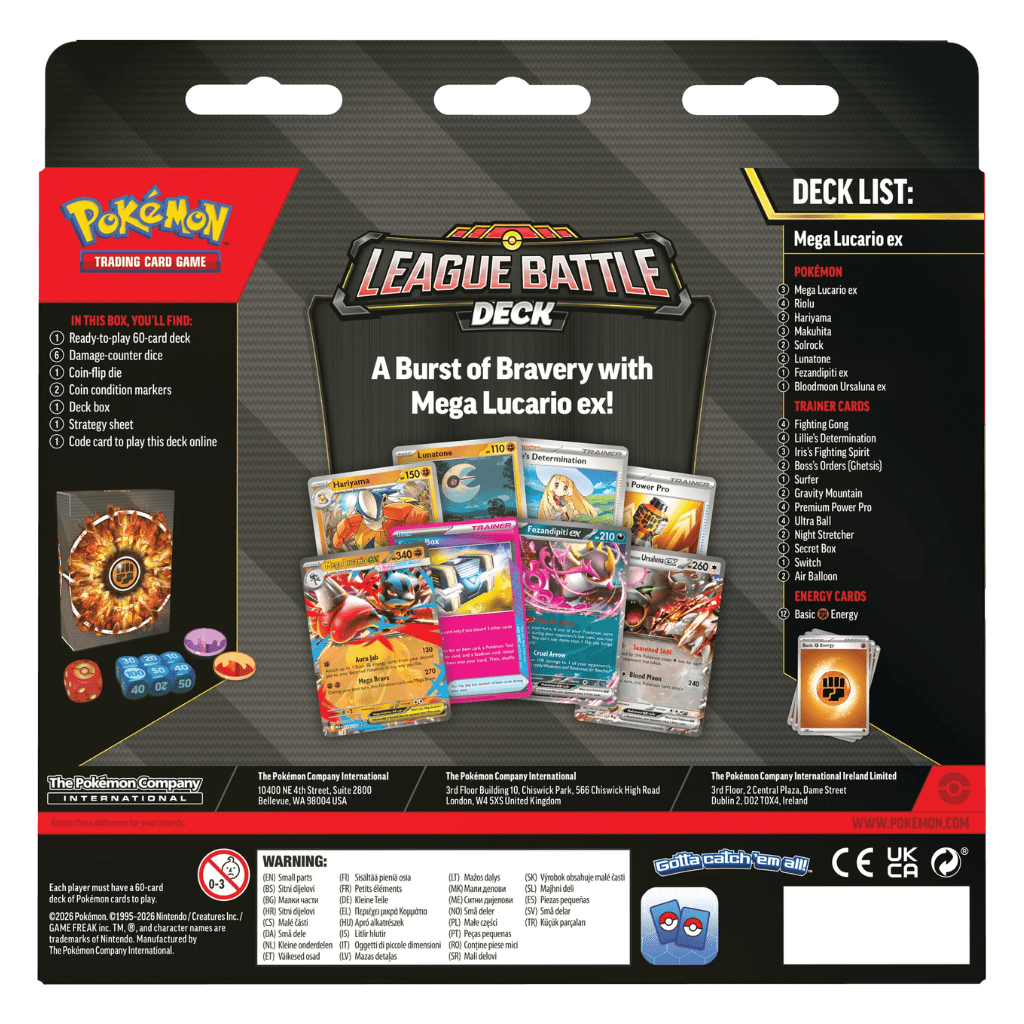 League Battle Deck Mega Lucario ex (ESPAÑOL) - Victory Road TCG