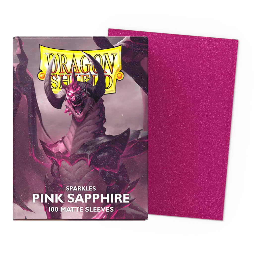 Micas Dragon Shield Standard Sparkles Pink Sapphire 100ct - Victory Road TCG
