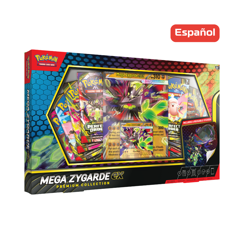 Pokémon Mega Zygarde ex Premium Collection (ESPAÑOL)
