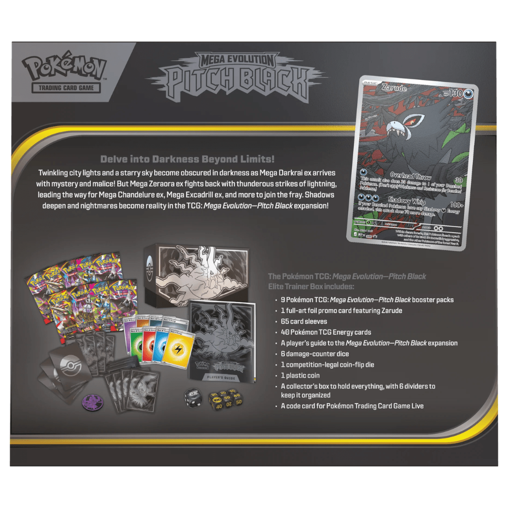 PREVENTA Elite Trainer Box Pitch Black (INGLÉS) - Victory Road TCG