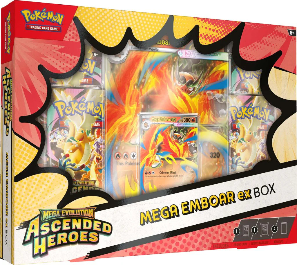 Mega Evoluciones Ascenso Heroico Mega Emboar Ex Box