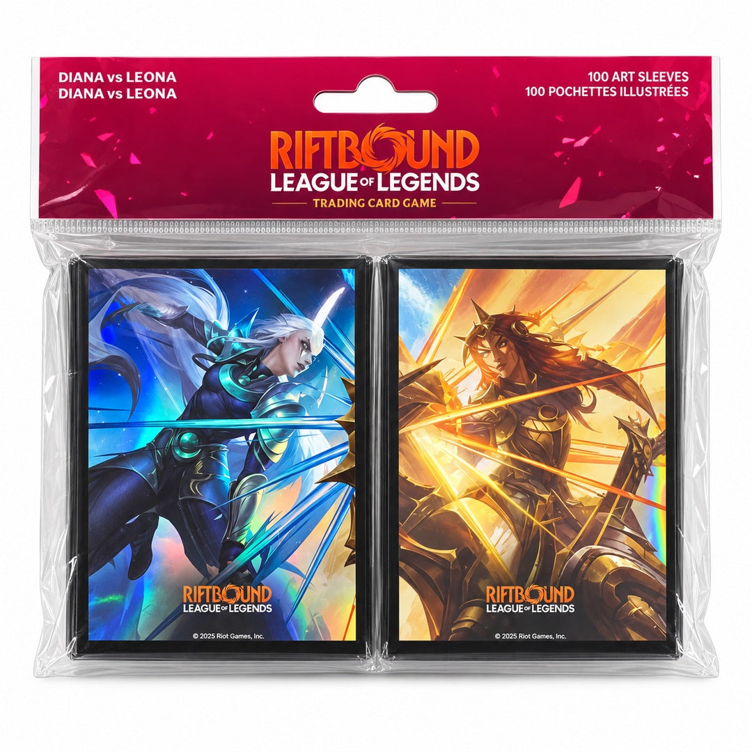 Riftbound Art Sleeves – Diana vs Leona (100)
